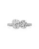 Unsaid Women's Meta 18K White Gold & 2.09 TCW Lab-Grown Diamond Toi Et Moi Ring - 3