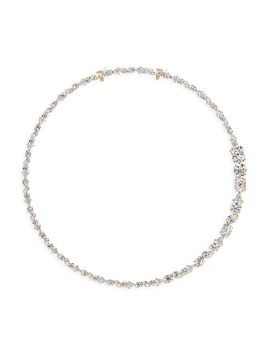 Unsaid Women's Meta 18K Yellow Gold & 23.24 TCW Lab-Grown Diamond Necklace