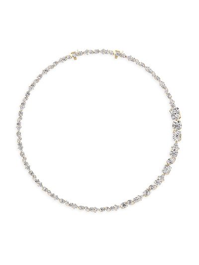 Unsaid Women's Meta 18K Yellow Gold & 23.24 TCW Lab-Grown Diamond Necklace