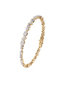 Unsaid Women's Meta 18K Yellow Gold & 7.44 TCW Lab-Grown Diamond Bracelet