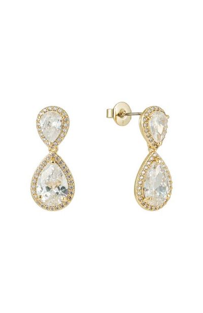 Untamed Petals Untamed Petals Aspen Crystal Drop Earrings