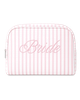 Untamed Petals Untamed Petals Bride Striped Cosmetic Bag - 1