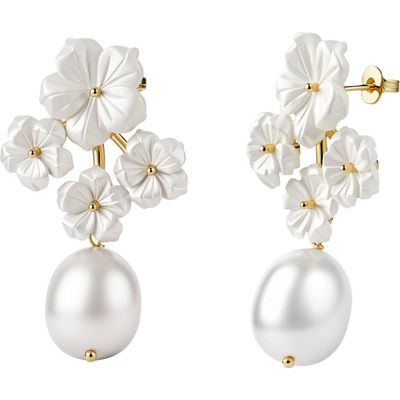 Untamed Petals Untamed Petals Garden Party Pearl Earrings