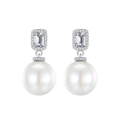 Untamed Petals Untamed Petals Genevieve Pearl and Crystal Earrings