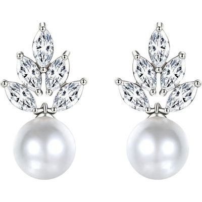 Untamed Petals Untamed Petals Lennox Pearl and Crystal Earrings