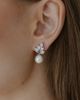 Untamed Petals Untamed Petals Lennox Pearl and Crystal Earrings - 3