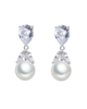Untamed Petals Untamed Petals Lumi Pearl and Crystal Earrings - 1