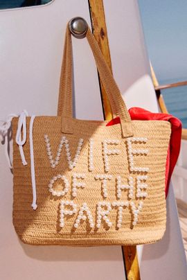 Untamed Petals Wife of the Party Bachelorette Party Tote