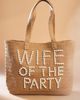 Untamed Petals Wife of the Party Bachelorette Party Tote - 2
