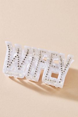 Untamed Petals Wifey Hair Claw Clip