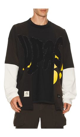 UPRISERS UPRISERS UPRS Double Layer Long Sleeve T-Shirt
