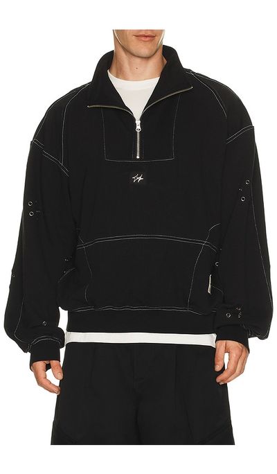 UPRISERS UPRISERS UPRS Floral Eyelet Half Zip
