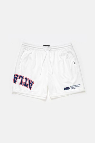 UPSIDE Upside Florida Atlantic University Owls Mesh Shorts in White, Men's at Urban Outfitters