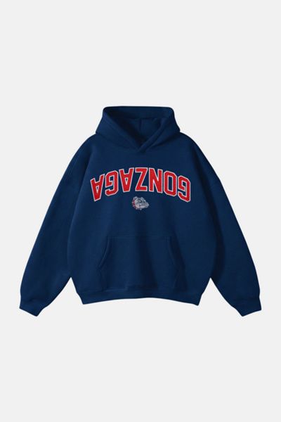 UPSIDE Upside Gonzaga Bulldogs Varsity Hoodie in Navy, Men's at Urban Outfitters
