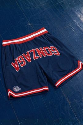 UPSIDE Upside Gonzaga Bulldogs Varsity Mesh Shorts in Navy, Men's at Urban Outfitters