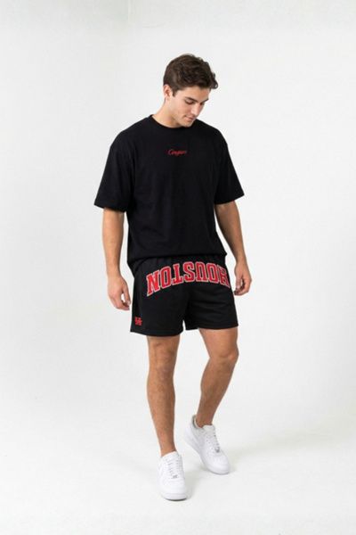 Upside Upside Houston Cougars Mesh Shorts in Black, Men's at Urban Outfitters
