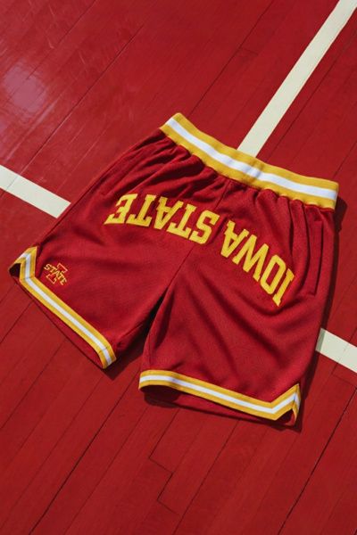 Upside Upside Iowa State Cyclones Varsity Mesh Shorts in Red at Urban Outfitters