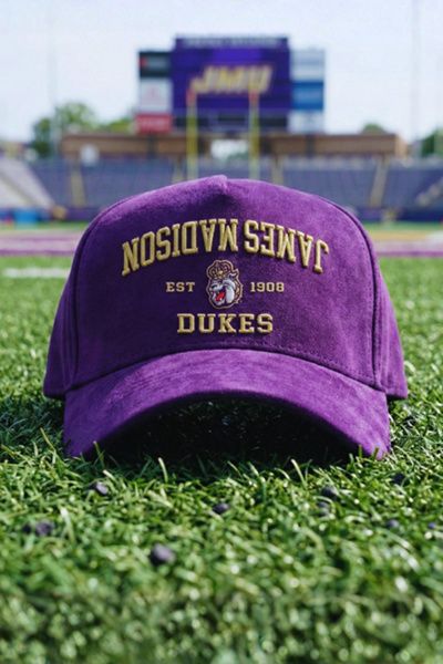 Upside Upside James Madison University Dukes Faux Suede Hat in Purple, Men's at Urban Outfitters