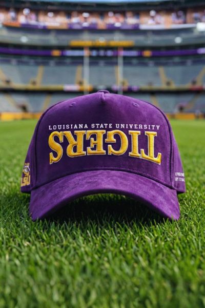 Upside Upside Louisiana State University Tigers Faux Suede Hat in Purple, Men's at Urban Outfitters