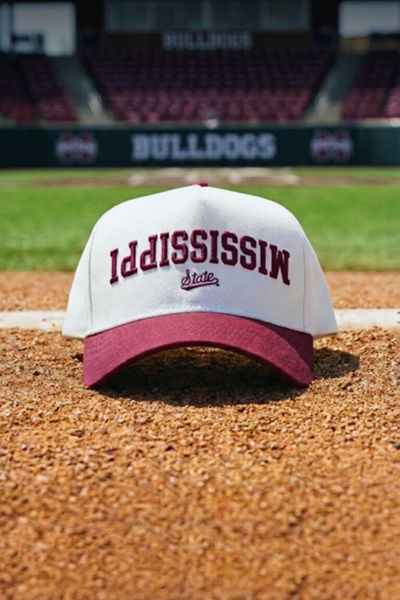 Upside Upside Mississippi State Bulldogs Hat in White, Men's at Urban Outfitters
