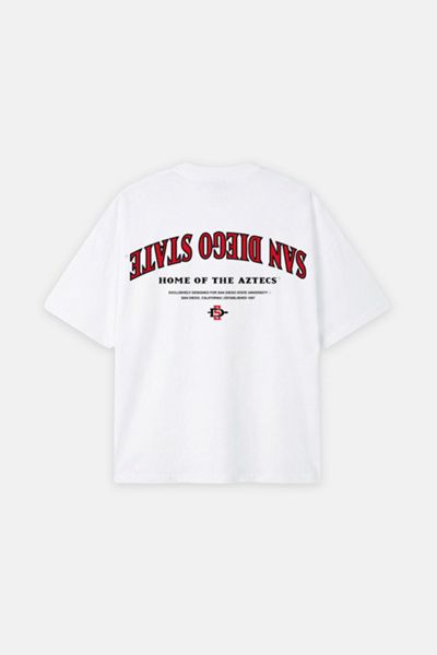 UPSIDE Upside San Diego State Aztecs Oversized Tee in White, Men's at Urban Outfitters
