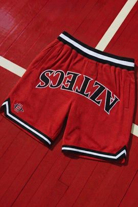 UPSIDE Upside San Diego State Aztecs Varsity Mesh Shorts in Red, Men's at Urban Outfitters