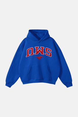 UPSIDE Upside SMU Mustangs Varsity Hoodie in Blue at Urban Outfitters