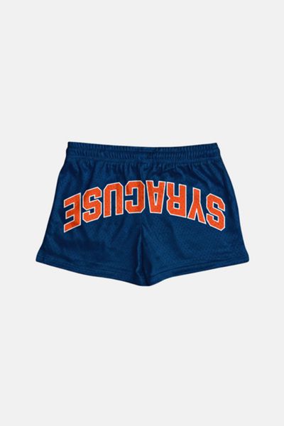 UPSIDE Upside Syracuse Orange Mesh Shorts in Navy, Women's at Urban Outfitters
