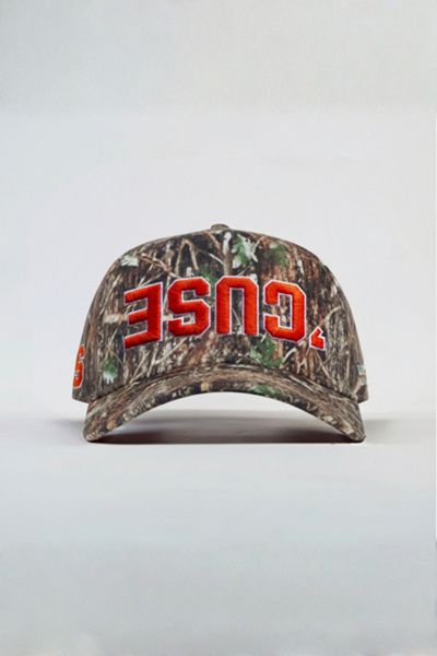 UPSIDE Upside Syracuse Orange Woodland Camo Hat in Dark Green, Men's at Urban Outfitters