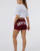 UPSIDE Upside Troy Trojans Mesh Shorts in Maroon, Women's at Urban Outfitters - 1