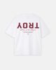 UPSIDE Upside Troy Trojans Oversized Tee in White, Men's at Urban Outfitters - 1