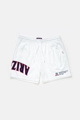 UPSIDE Upside University of Arizona Wildcats Mesh Shorts in White, Men's at Urban Outfitters