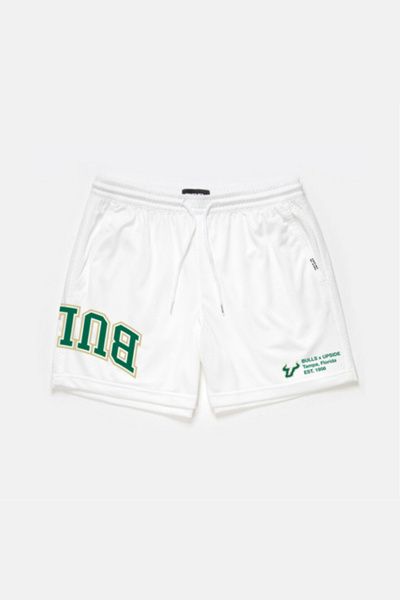 Upside Upside University of South Florida Bulls Mesh Shorts in White, Men's at Urban Outfitters