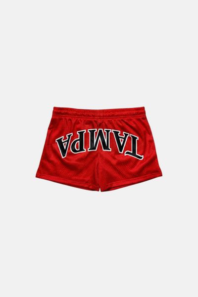 Upside Upside University of Tampa Spartans Mesh Shorts in Red, Women's at Urban Outfitters