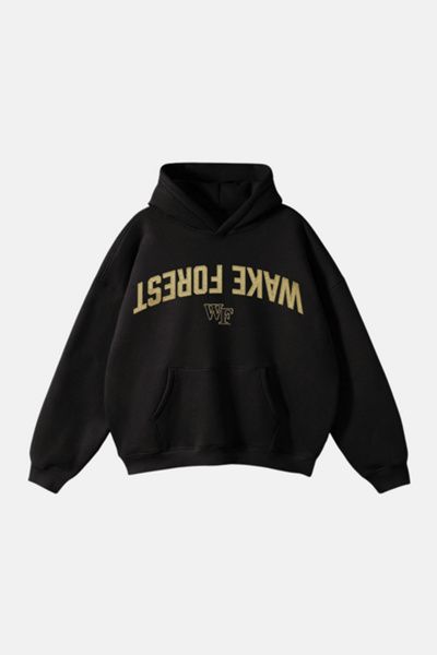 UPSIDE Upside Wake Forest Varsity Hoodie in Black, Men's at Urban Outfitters