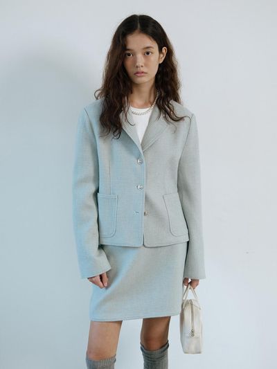 URAGO Alice Tweed Jacket_3 Colors