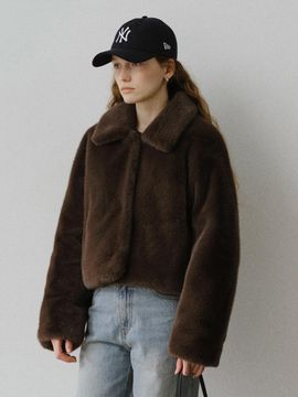 URAGO Carol fur short jacket