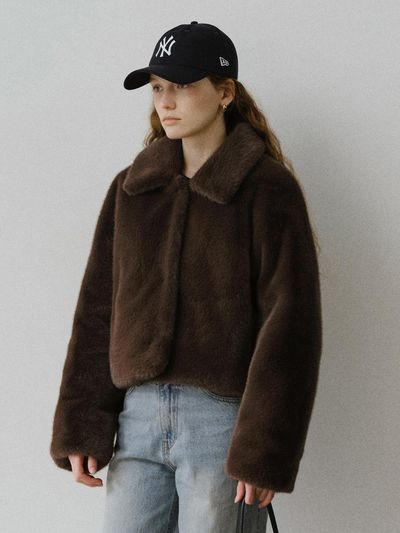 URAGO Carol fur short jacket