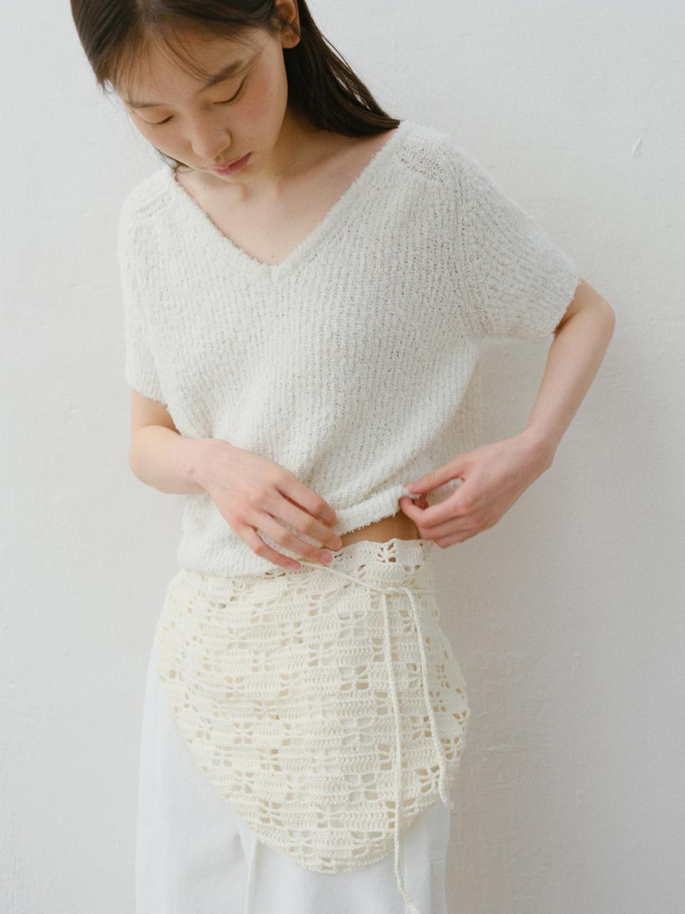 URAGO Crochet Knit Scarf