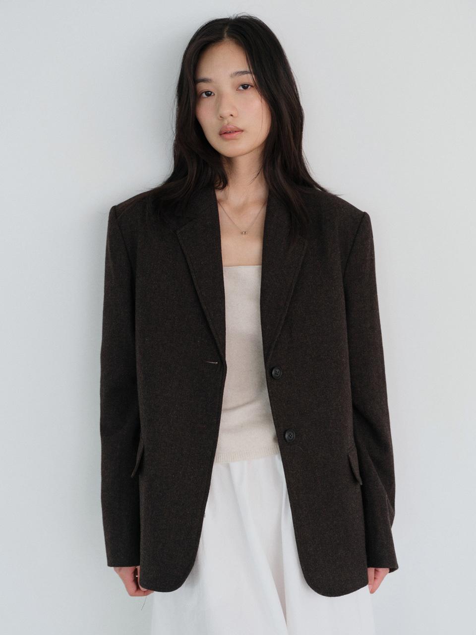 URAGO Joanna button wool jacket