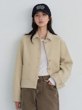 URAGO Kelly tweed bomber jacket