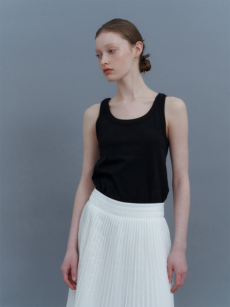 URAGO Mars Ribbed Sleeveless Top