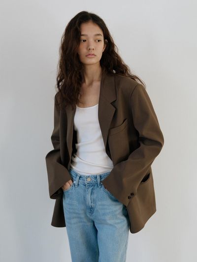 URAGO Miller Single Button Jacket_2 Colors