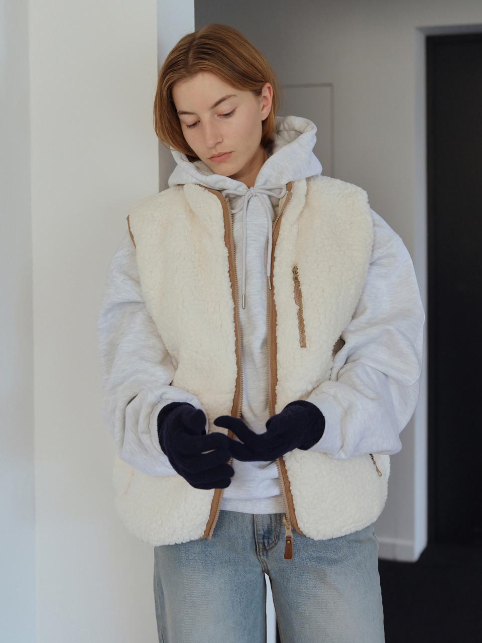 URAGO Reversible sherpa fleece vest