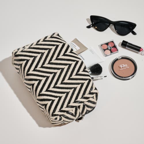 URBAN EXPRESSIONS URBAN EXPRESSIONS Chevron Chic Cosmetic & Travel Organizer Pouch