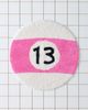 Urban Outfitters 13 Pool Ball Shaped Plush Tufted Bath Mat in Pink at Urban Outfitters - 2
