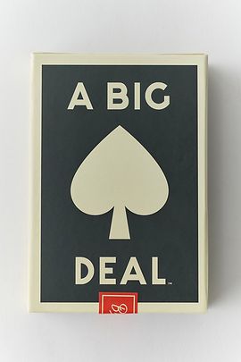 Urban Outfitters A Big Deal Giant Playing Card Deck in Black at Urban Outfitters