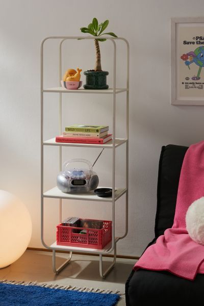 Urban Outfitters Alana Narrow Storage Shelf in White at Urban Outfitters