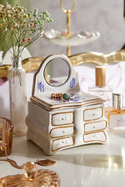 Urban Outfitters - Amelie Mini Dresser Trinket Box in Pink at Urban Outfitters - Amelie Mini Dresser Trinket Box in Pink at