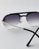 Urban Outfitters Amir Aviator Sunglasses in Black, Men's at Urban Outfitters - 3